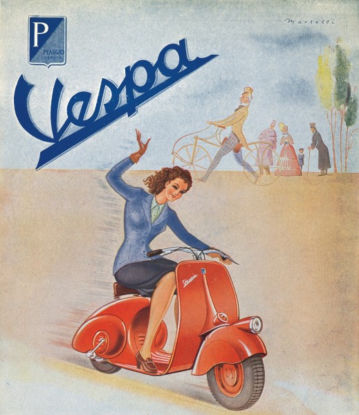 Διαφημιστική αφίσα της Vespa του 1946