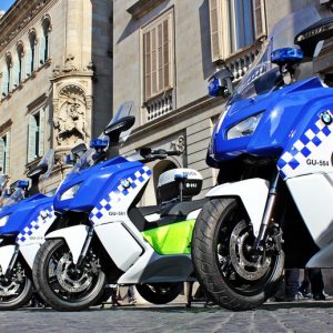 BMW C EVOLUTION: Αστυνομικές στη Βαρκελώνη