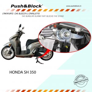 Push & Block: Κλειδαριά στάντ Honda SH350, Forza 350