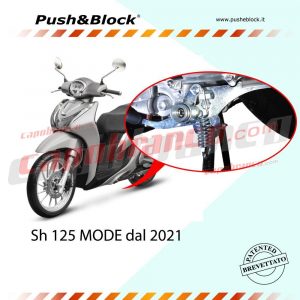 Push & Block: Κλειδαριά στάντ Honda SH Mode 125