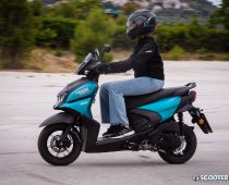 Yamaha RayZR 125, Δοκιμή: Μαθήματα οικονομίας