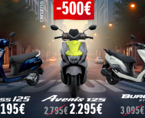 Suzuki Scooters: H έκπτωση των 500€ σε όλα τα σκούτερ 125cc συνεχίζεται!