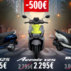 Suzuki Scooters: H έκπτωση των 500€ σε όλα τα σκούτερ 125cc συνεχίζεται!
